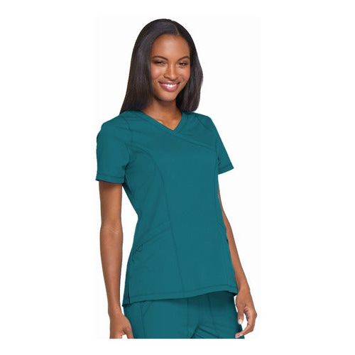 Dickies Dk660 Filipina Dynamix Mujer Quirúrgica Clínica #mlpos_38 | Color: CAR - Verde Caribe #color_car_-_verde_caribe #sku_dk660carl #sku_dk660carm #sku_dk660cars #sku_dk660carxl #sku_dk660carxs