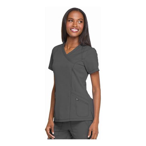 Dickies Dk660 Filipina Dynamix Mujer Quirúrgica Clínica #mlpos_18 | Color: PWT - Gris Oxford #color_pwt_-_gris_oxford #sku_dk660pwtl #sku_dk660pwtm #sku_dk660pwts #sku_dk660pwtxl #sku_dk660pwtxs