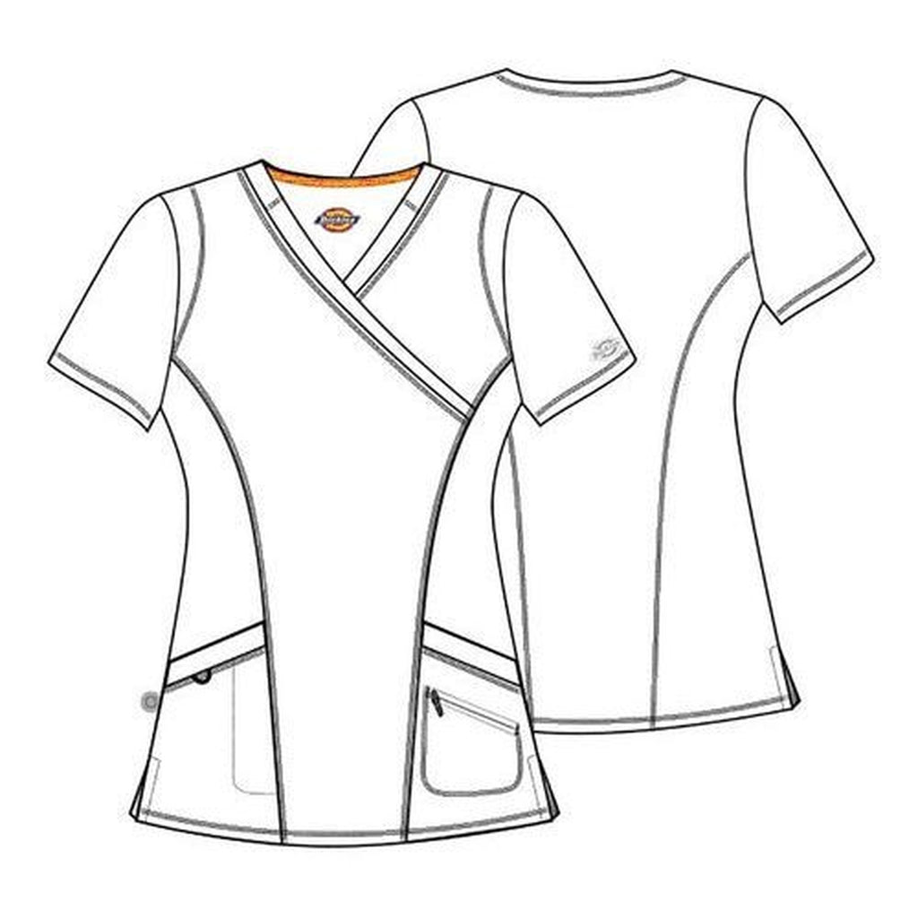 Dickies DK660 filipina quirúrgica Dynamix mujer talla extra color Vino, ficha técnica