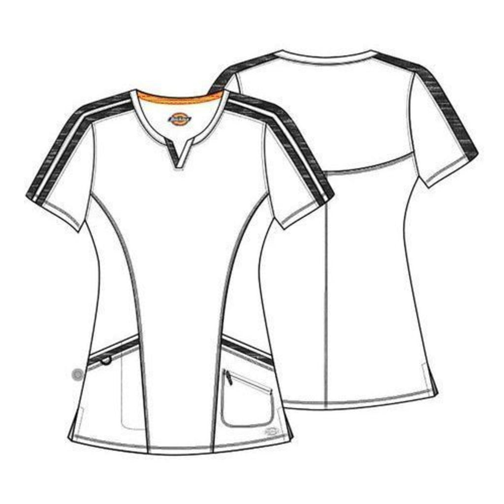 Dickies DK665 filipina quirúrgica Dynamix para mujer color Azul Cielo, ficha técnica