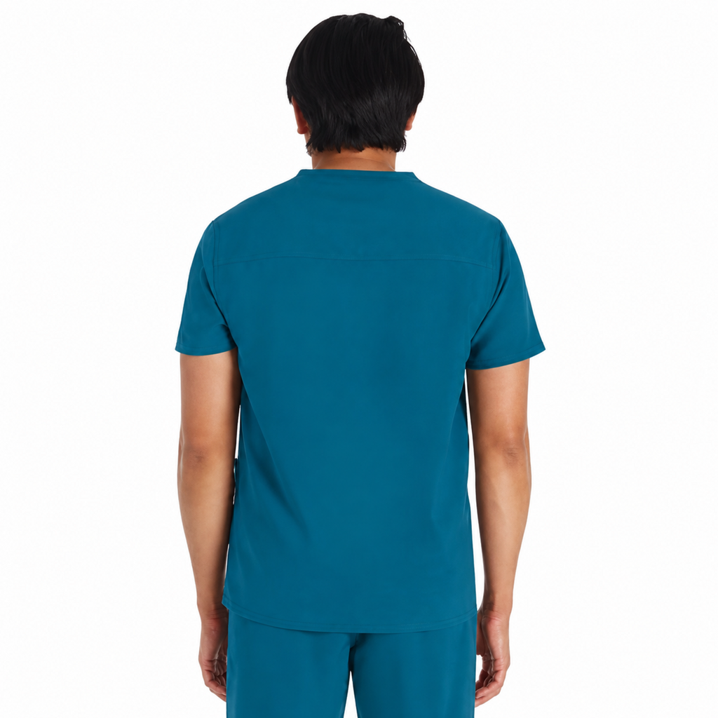 Filipina quirúrgica Dickies DK677 para hombre Azul Caribe, vista posterior