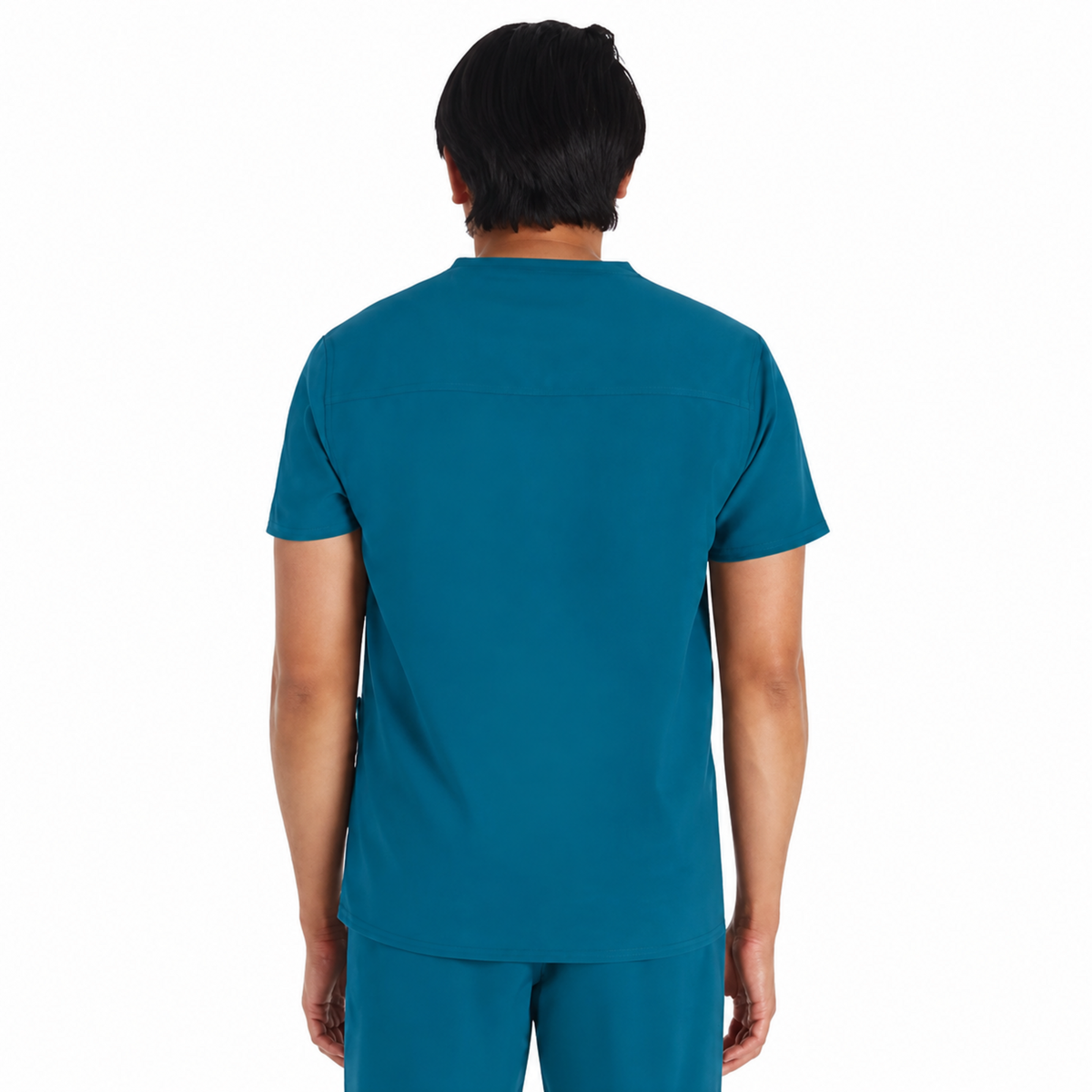 Filipina quirúrgica Dickies DK677 para hombre Azul Caribe, vista posterior | color:azul-caribe
