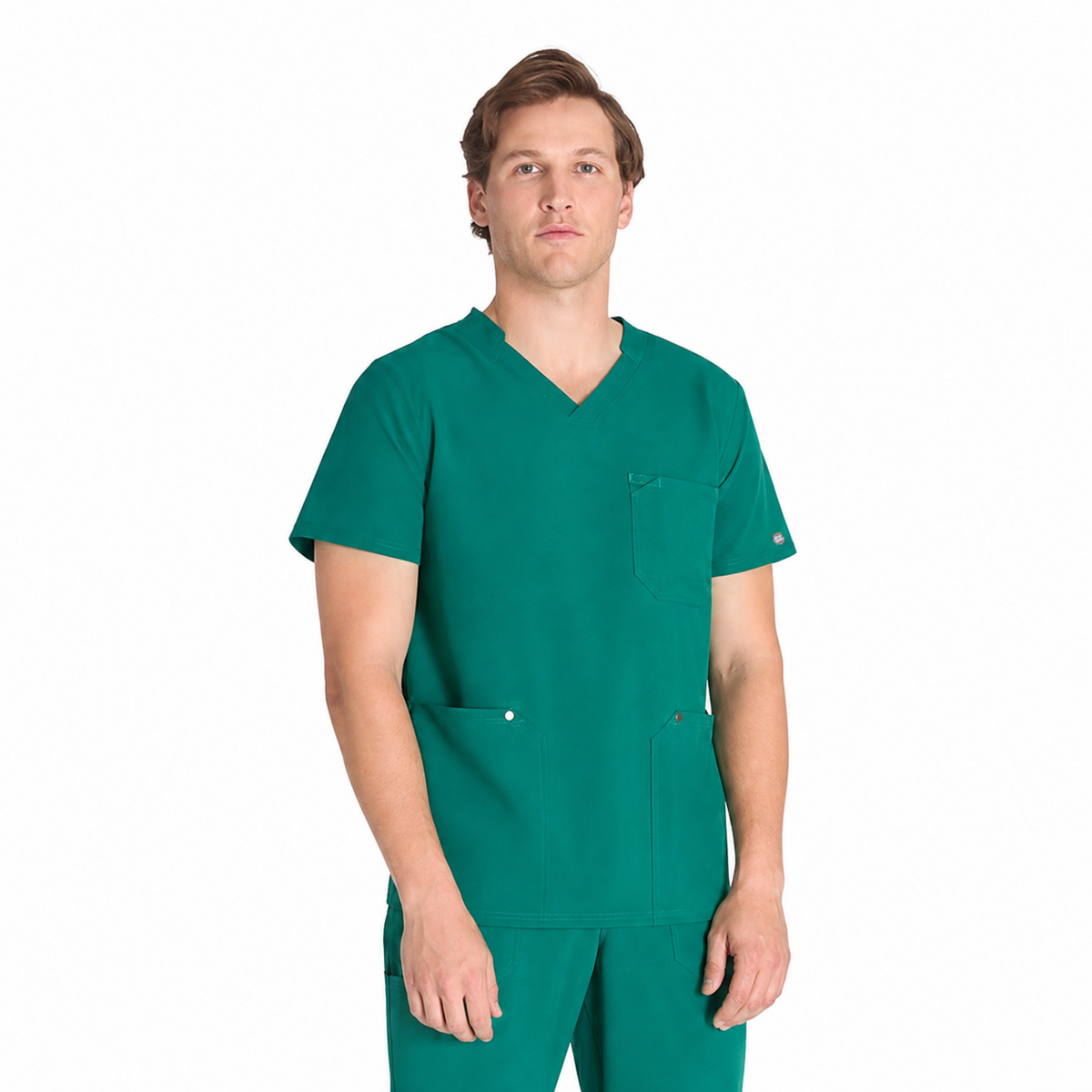 Filipina quirúrgica Dickies DK677 para hombre Hunter, vista frontal | color:hunter