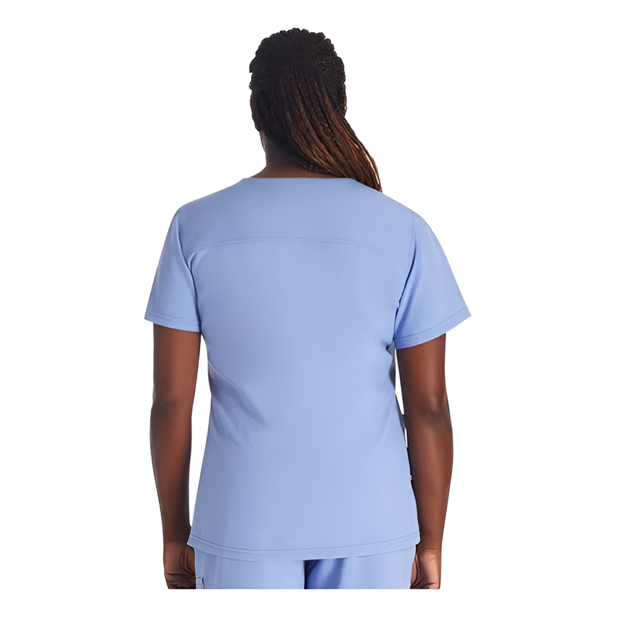 Filipina quirúrgica Dickies DK678 para mujer Azul cielo, vista posterior | color:azul-cielo