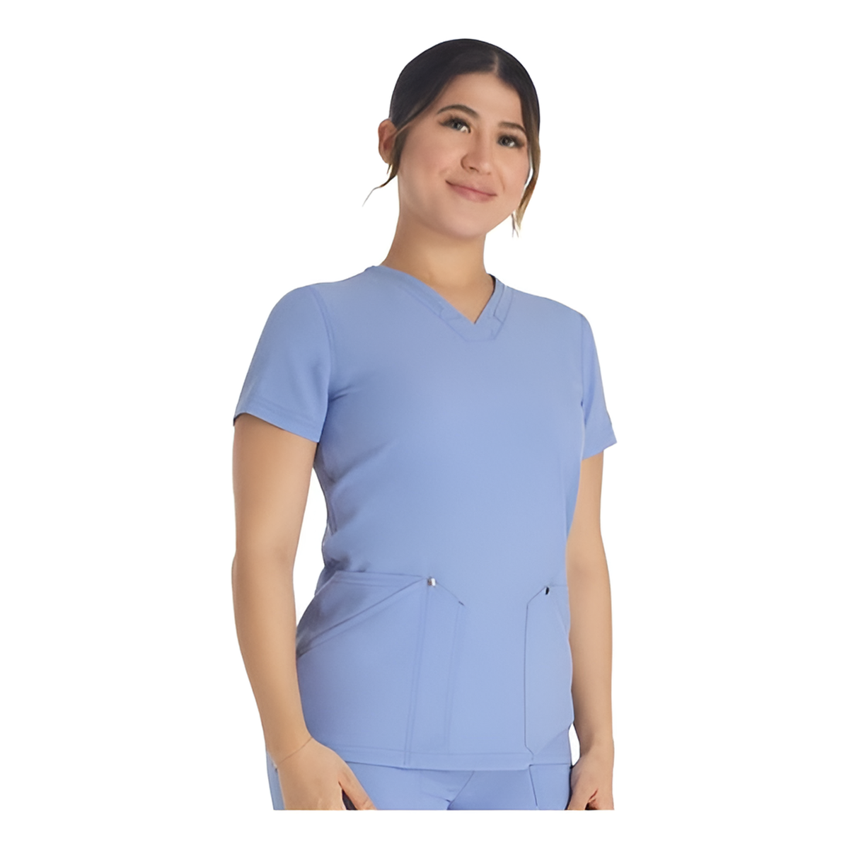 Filipina quirúrgica Dickies DK678 para mujer Azul cielo, vista frontal | color:azul-cielo