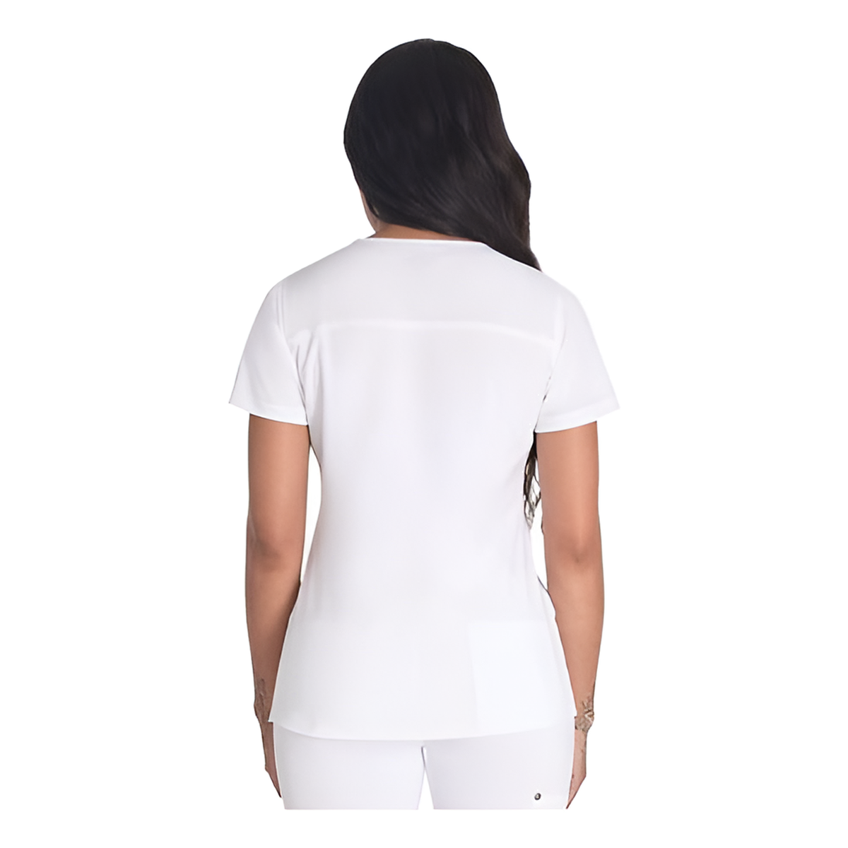 Filipina quirúrgica Dickies DK678 para mujer Blanca, vista posterior | color:blanca