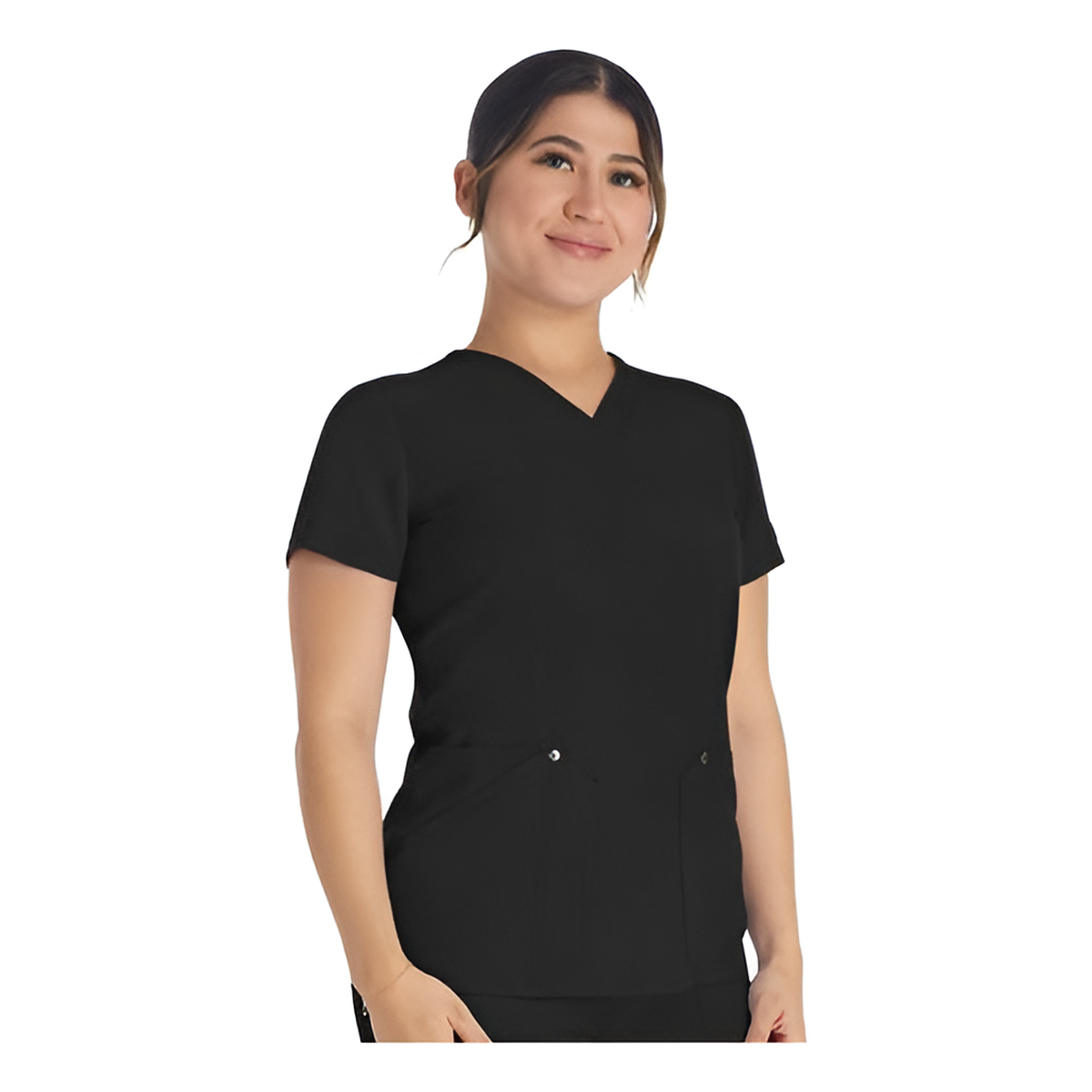Filipina quirúrgica Dickies DK678 para mujer Negra, vista frontal | color:negra
