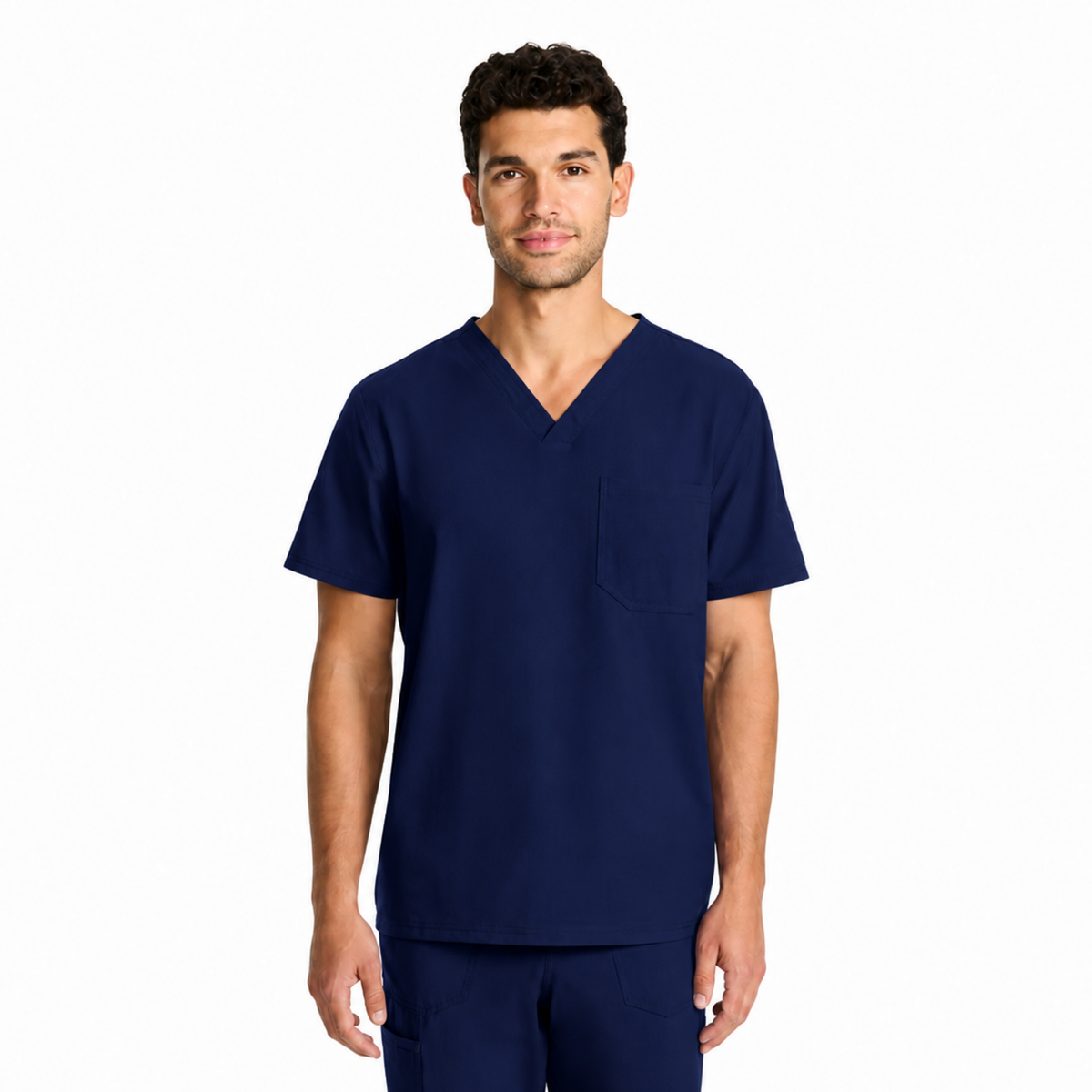 Filipina quirúrgica Dickies DK693 para hombre color azul marino, vista frontal | color:azul-marino