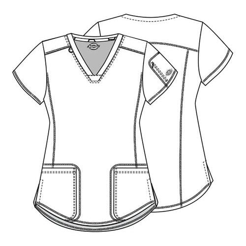 Dickies Dk730 Filipina Dynamix Mujer Quirúrgica Clínica - Garufa Jeans