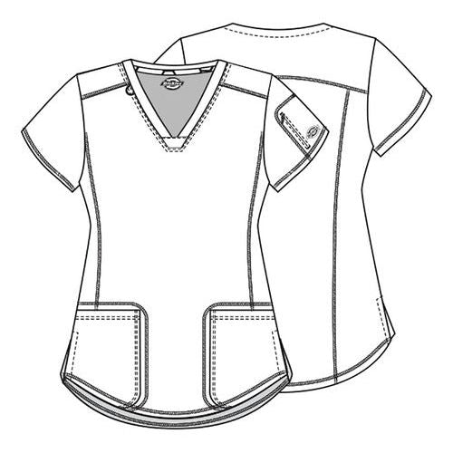 Dickies Dk730 Filipina Dynamix Mujer Quirúrgica Clínica - Garufa Jeans