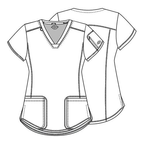 Dickies Dk730 Filipina Dynamix Mujer Quirúrgica Clínica - Garufa Jeans