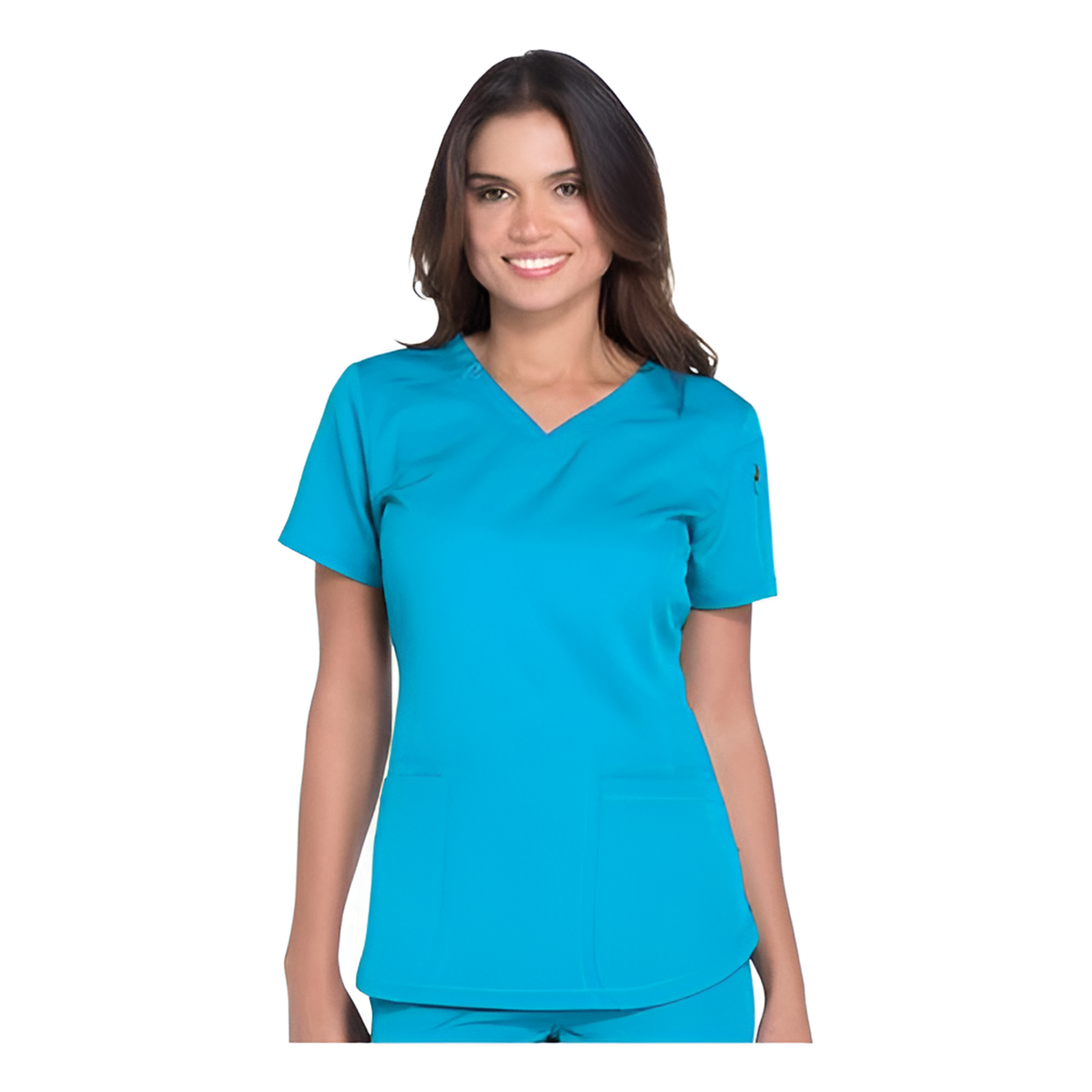 Filipina quirúrgica Dickies Dynamix DK730 Blue Ice, vista frontal | color:blue-ice