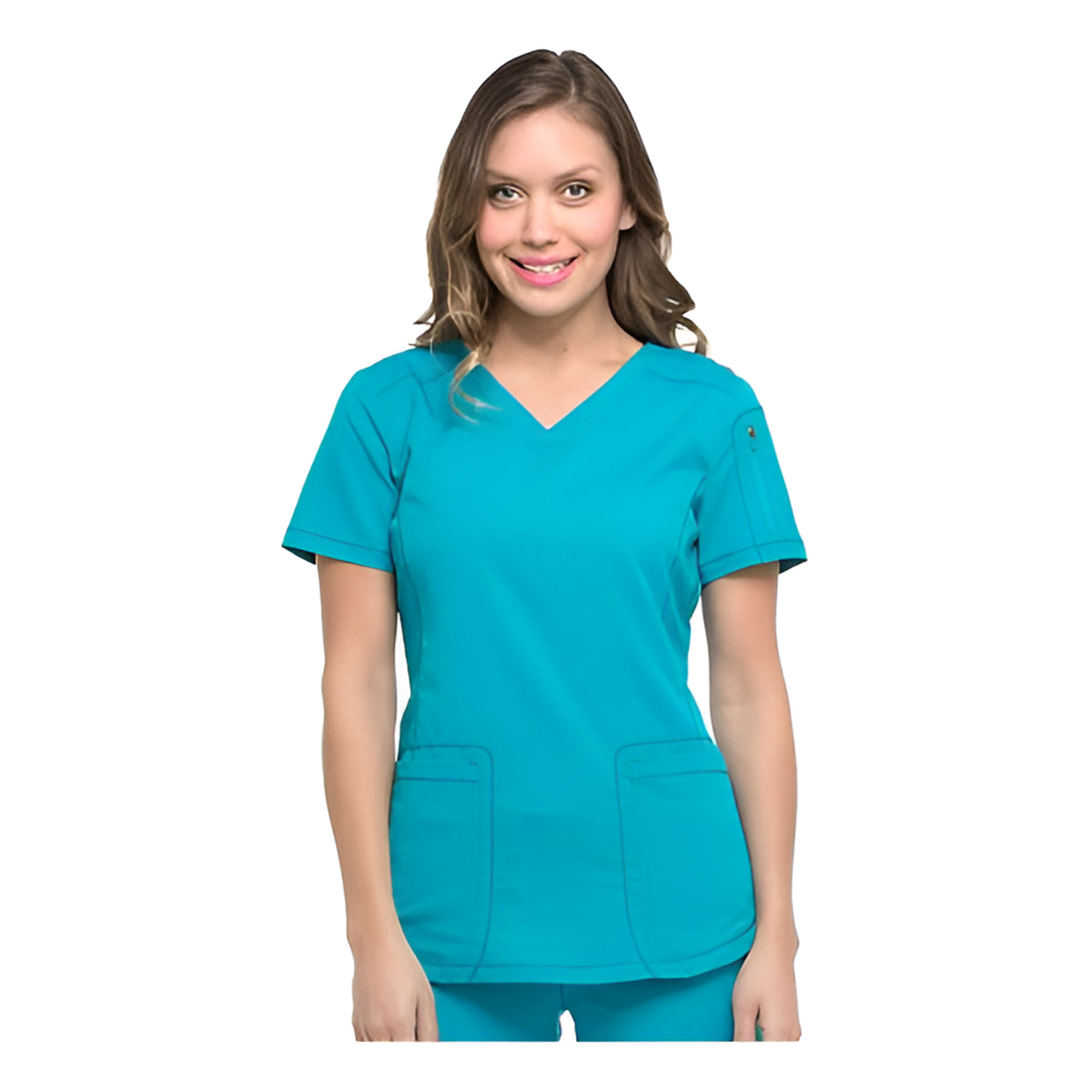Filipina quirúrgica Dickies Dynamix DK730 Jade, vista frontal | color:jade