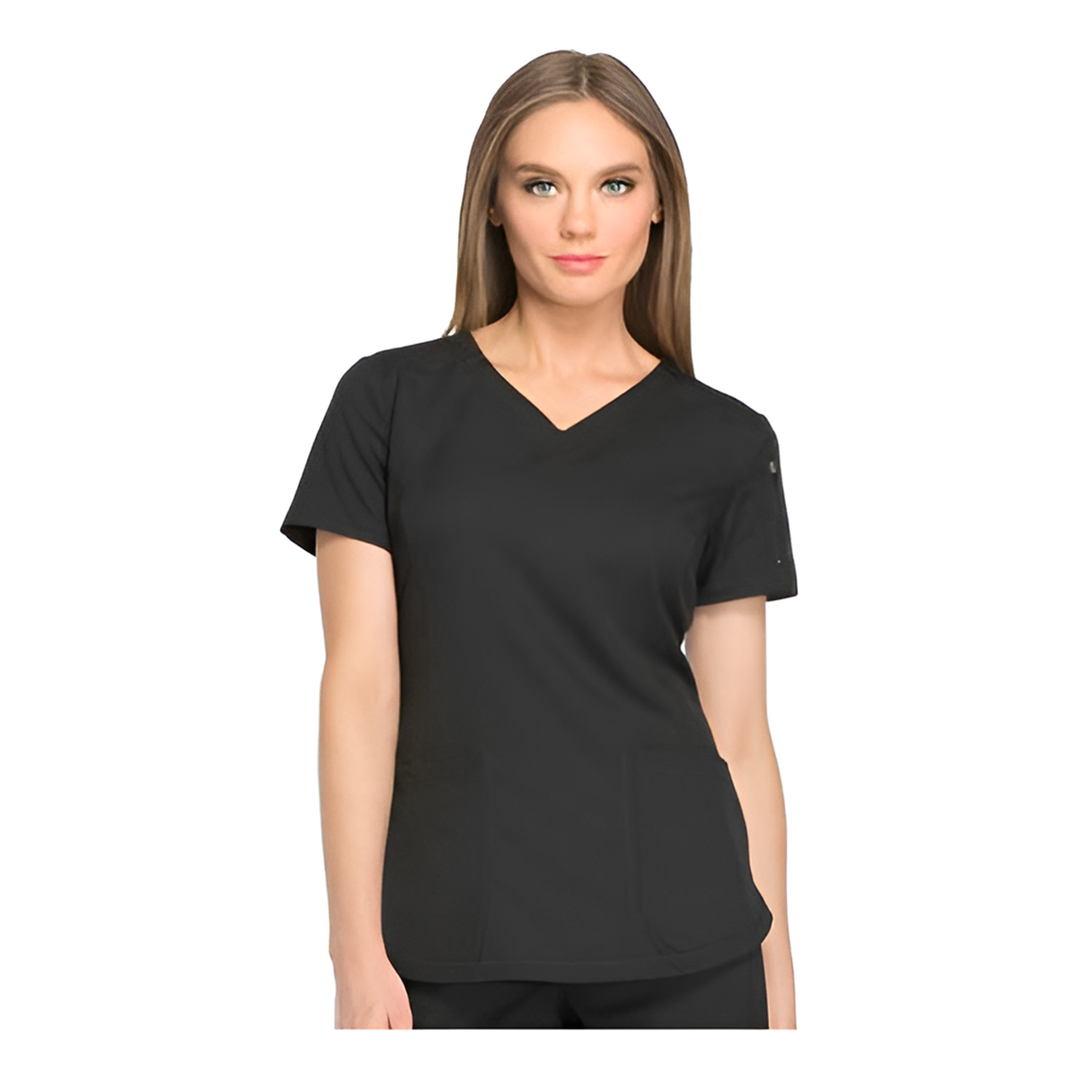 Filipina quirúrgica Dickies Dynamix DK730 Negra, vista frontal | color:negra