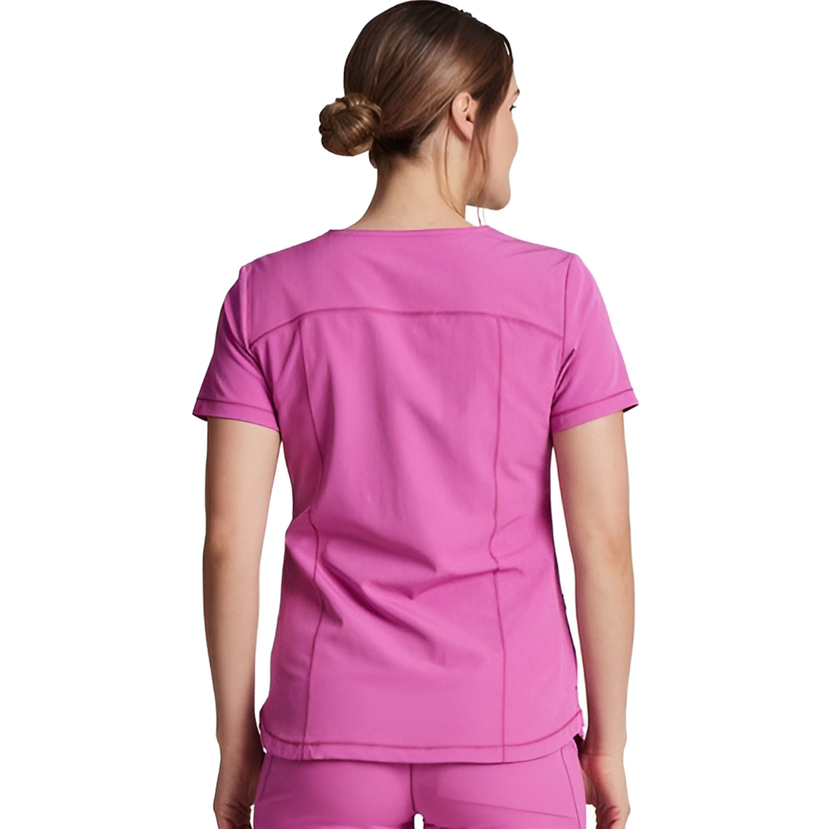 Filipina quirúrgica Dickies Dynamix DK730 Techno Pink, vista posterior | color:techno-pink