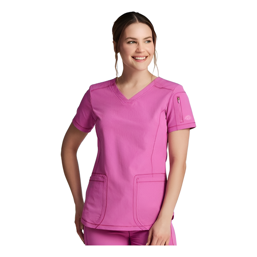 Filipina quirúrgica Dickies Dynamix DK730 Techno Pink, vista frontal | color:techno-pink