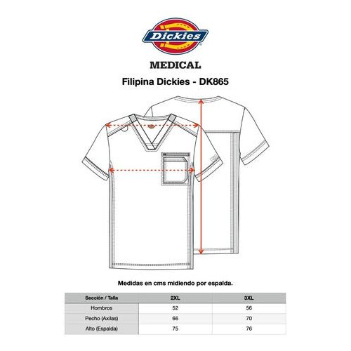 Dickies Dk865 Filipina Balance Hombre Quirúrgica Talla Extra - Garufa Jeans