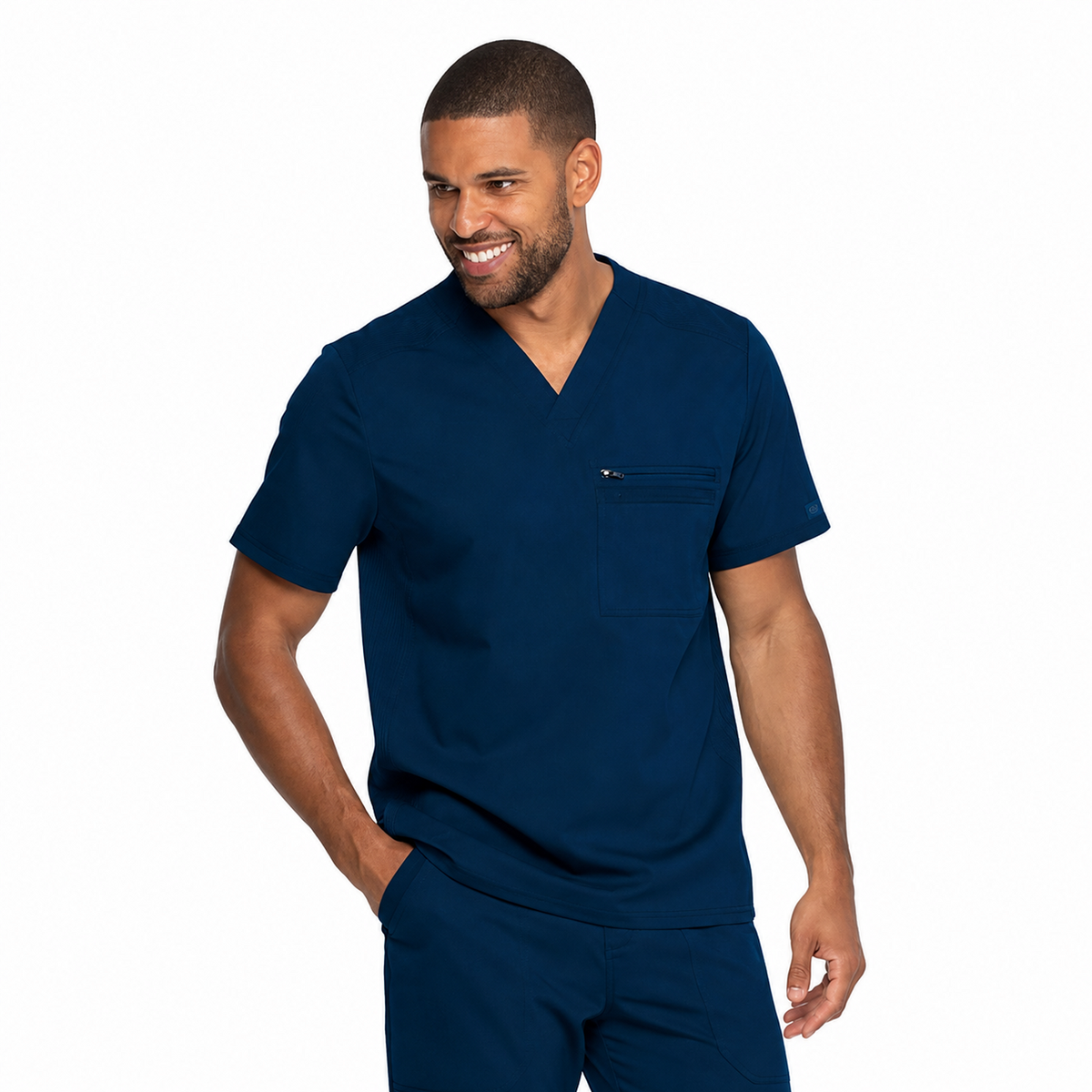 Filipina quirúrgica Dickies DK865 para hombre color Azul marino, vista frontal | color:azul-marino