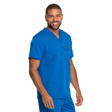 Filipina quirúrgica Dickies DK865 para hombre color Azul Rey, vista frontal | color:azul-rey