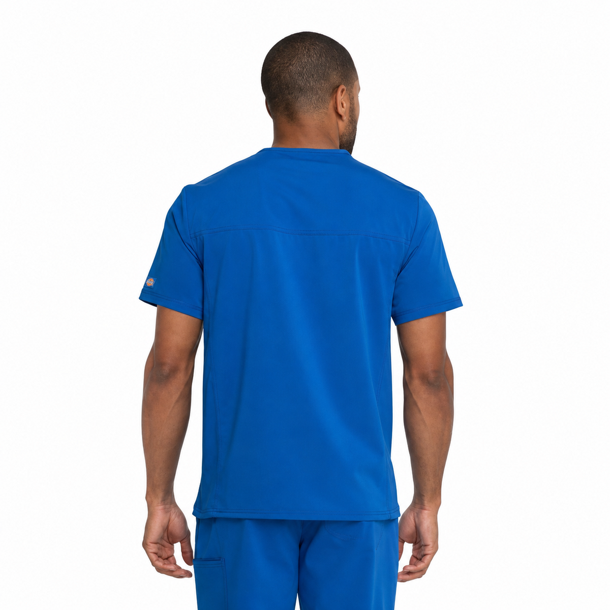 Filipina quirúrgica Dickies DK865 para hombre color Azul Rey, vista posterior | color:azul-rey