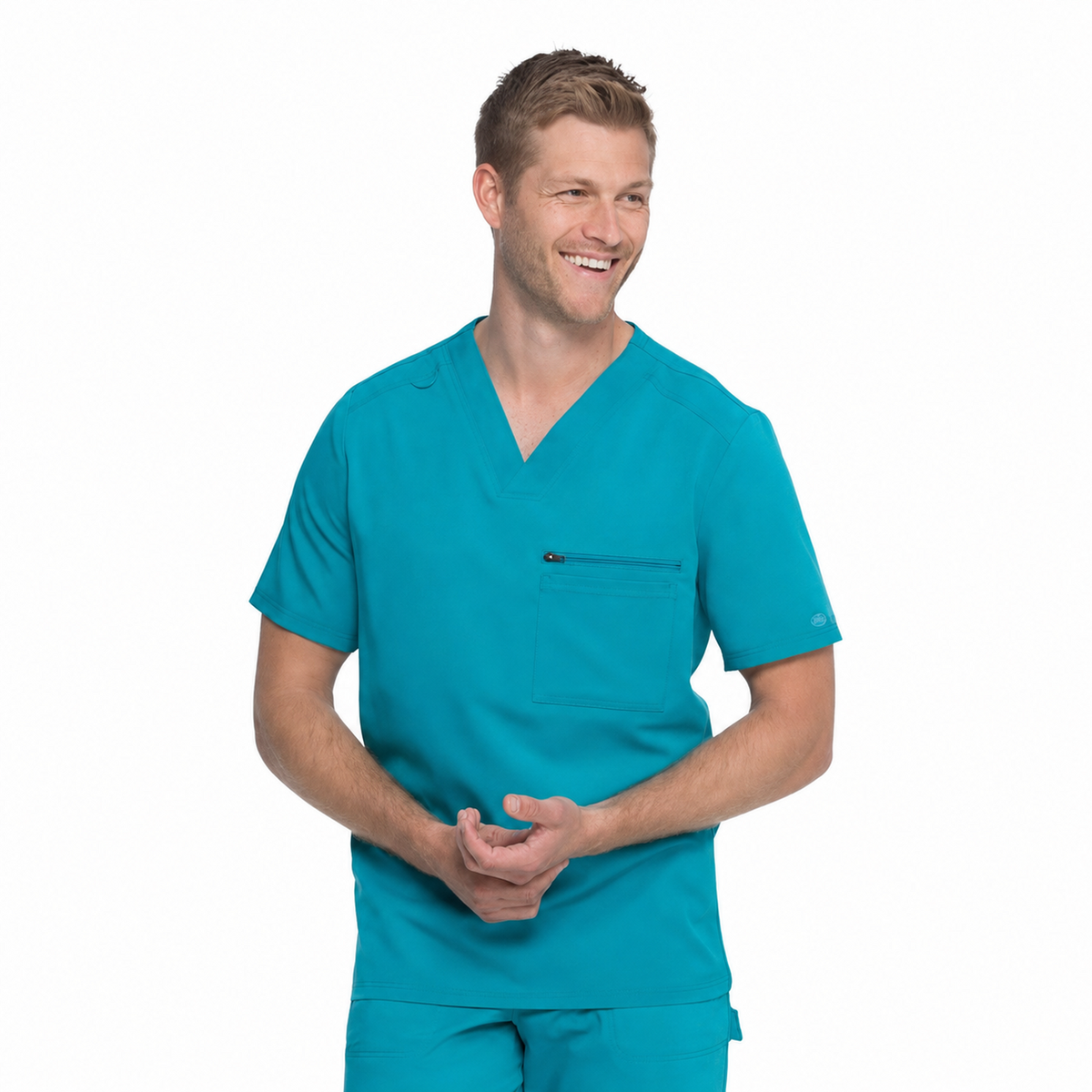 Filipina quirúrgica Dickies DK865 para hombre color Jade, vista frontal | color:jade