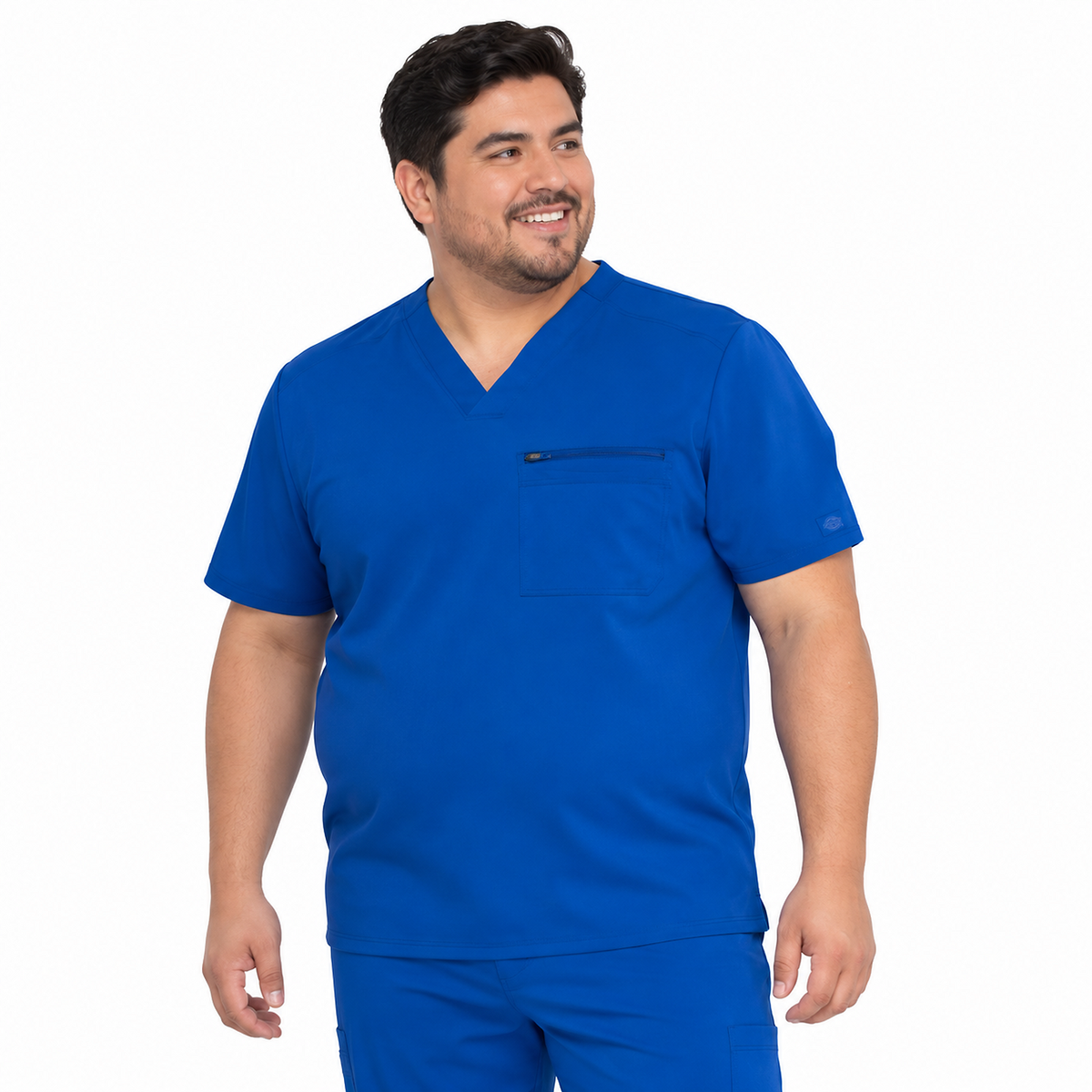 Filipina quirúrgica Dickies DK865 para hombre talla extra color Azul Galaxy, frontal | color:azul-galaxy