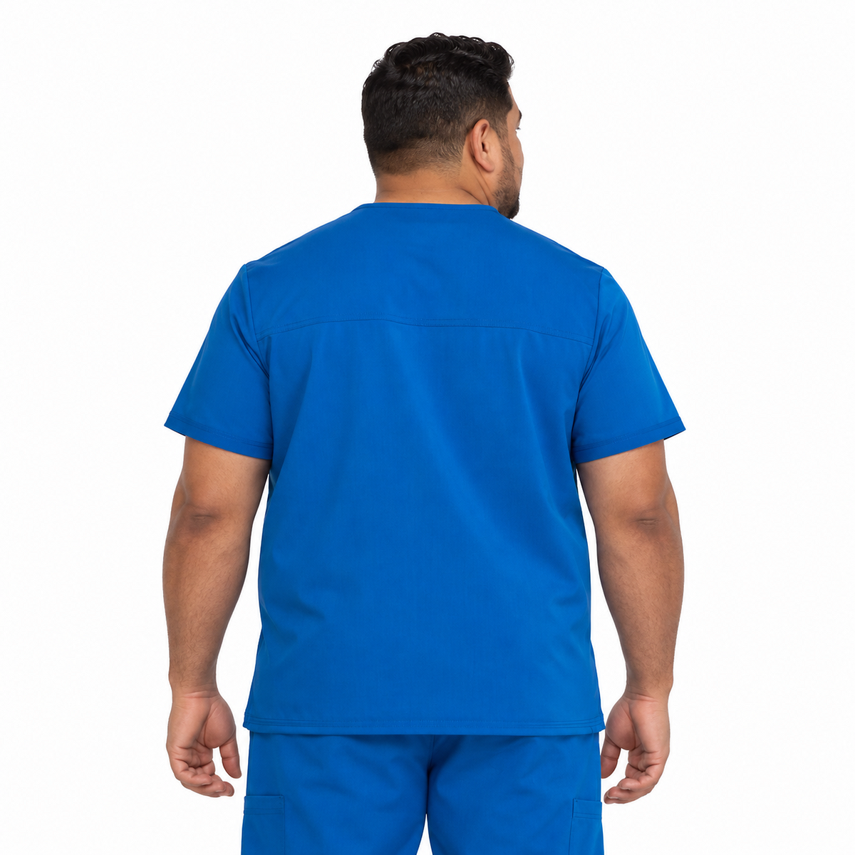 Filipina quirúrgica Dickies DK865 para hombre talla extra color Azul Rey, vista posterior | color:azul-rey