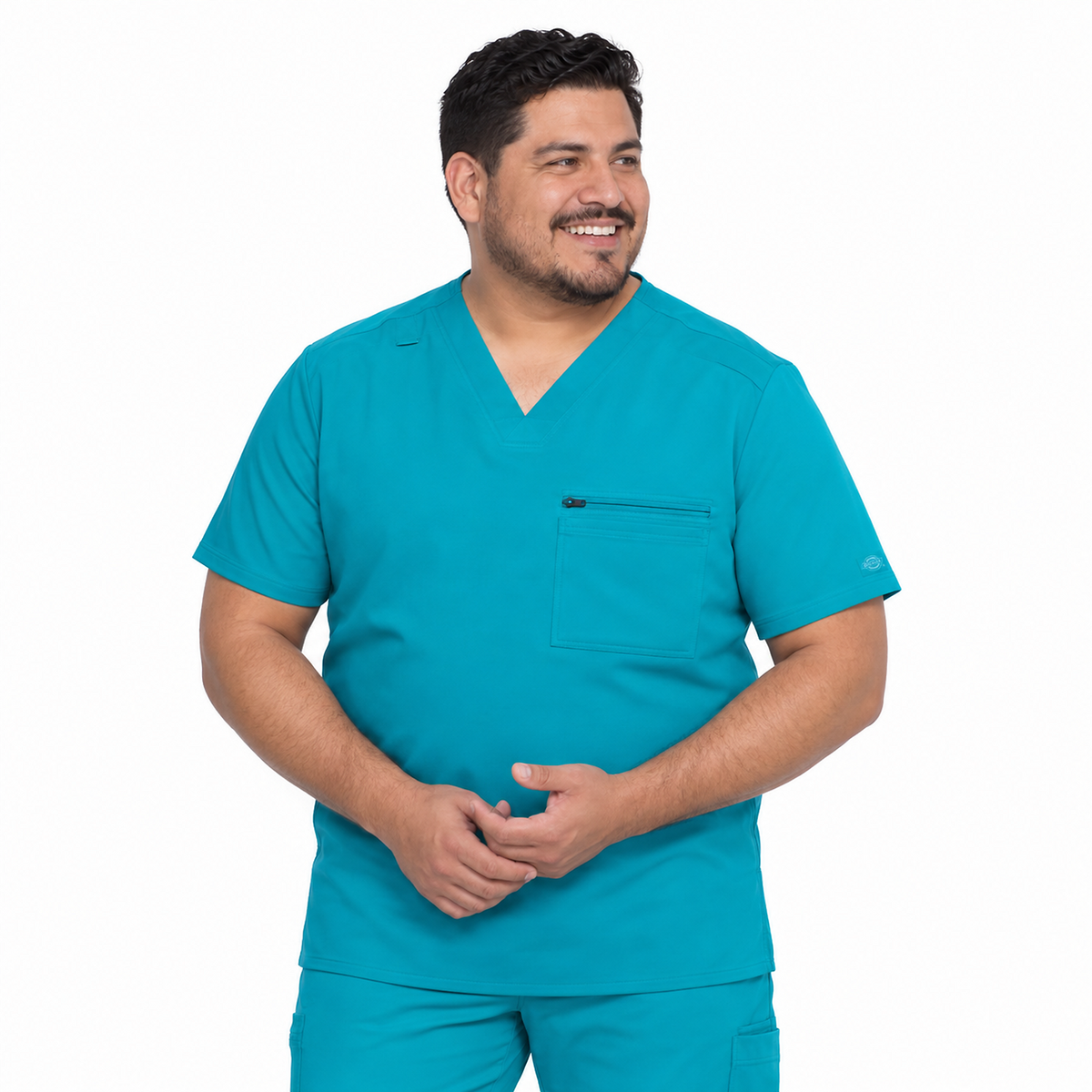 Filipina quirúrgica Dickies DK865 para hombre talla extra color Jade, frontal | color:jade