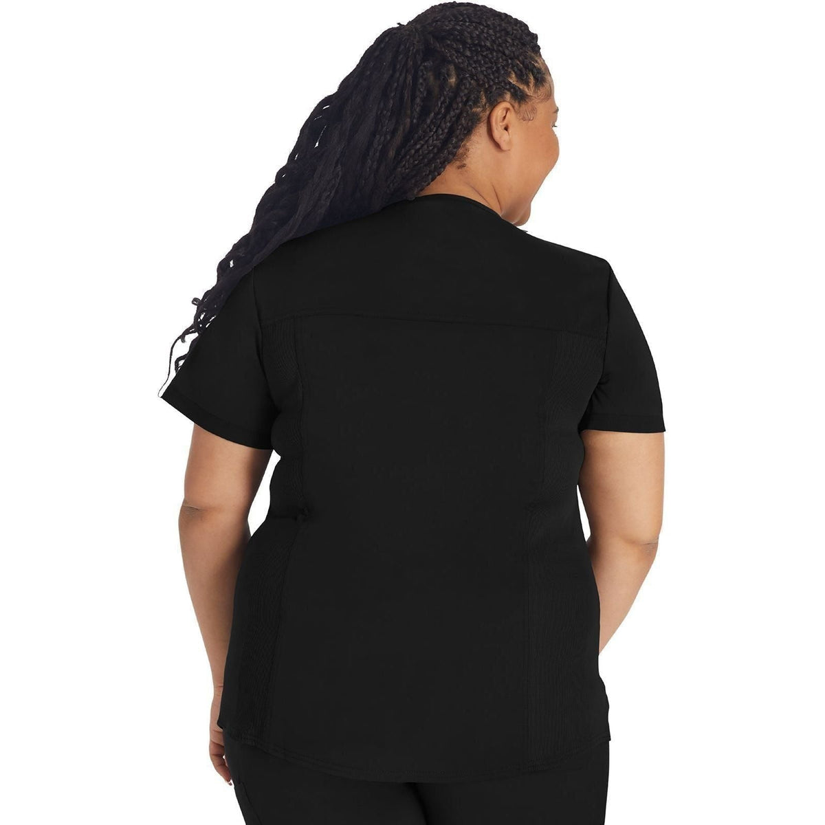 Filipina médica Dickies DK870 Balance para mujer talla extra Negra, vista posterior | color:negra