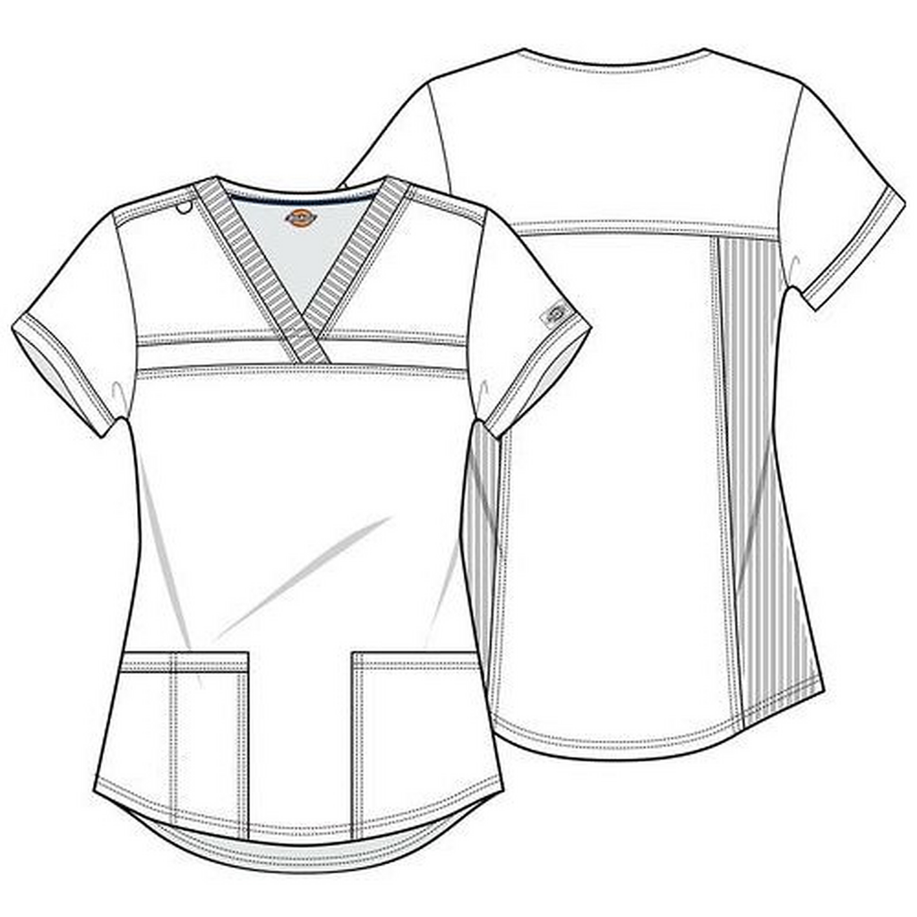 Filipina quirúrgica Dickies DK870 para mujer color Deep Forest, ficha técnica