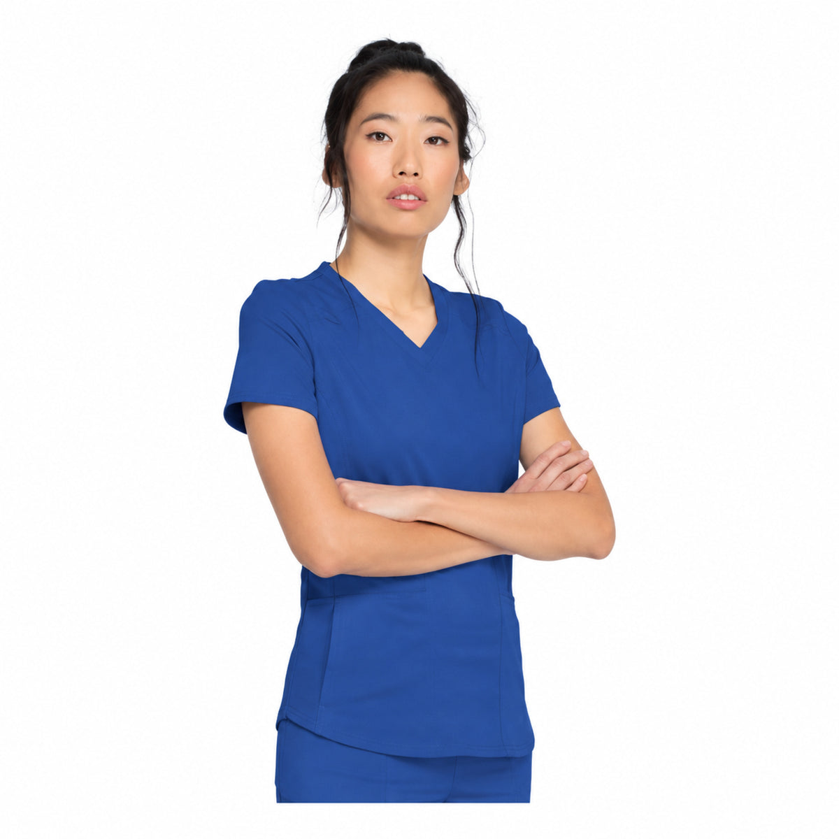 Filipina médica Dickies DK875 Balance para mujer, color Azul Galaxy, vista frontal | color:azul-galaxy
