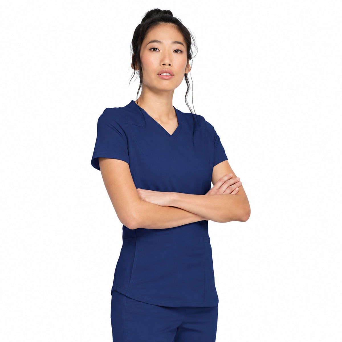 Filipina médica Dickies DK875 Balance para mujer, color Azul Marino, vista frontal | color:azul-marino