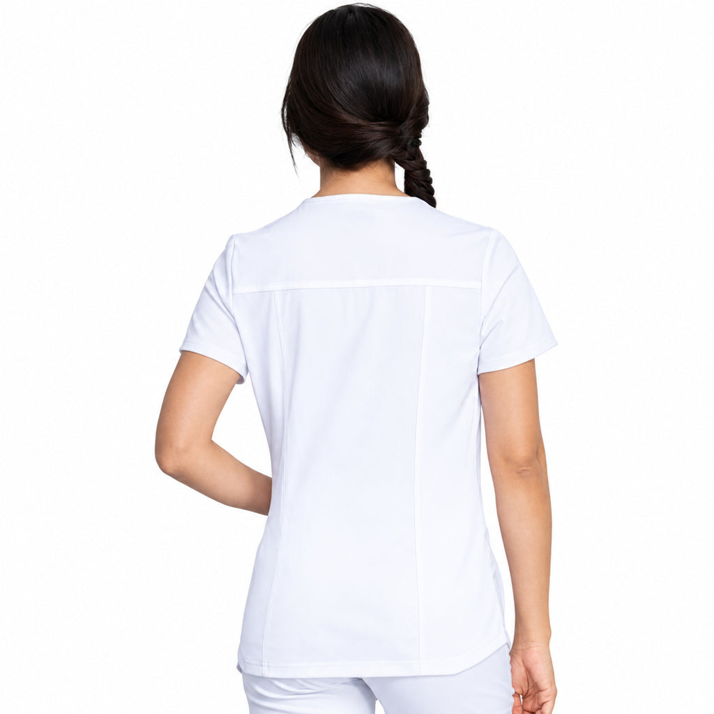 Filipina médica Dickies DK875 Balance para mujer, color Blanca, vista posterior