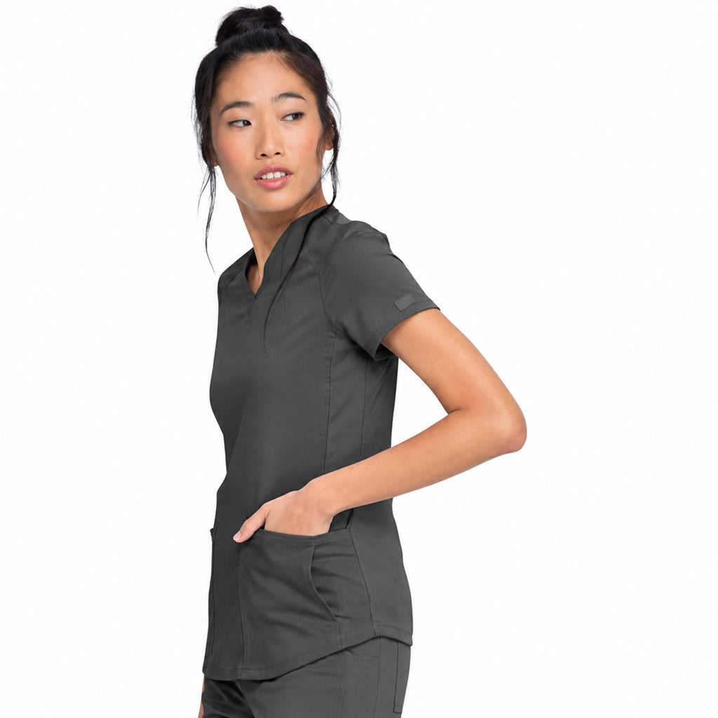 Filipina médica Dickies DK875 Balance para mujer, color Gris Oxford, vista lateral