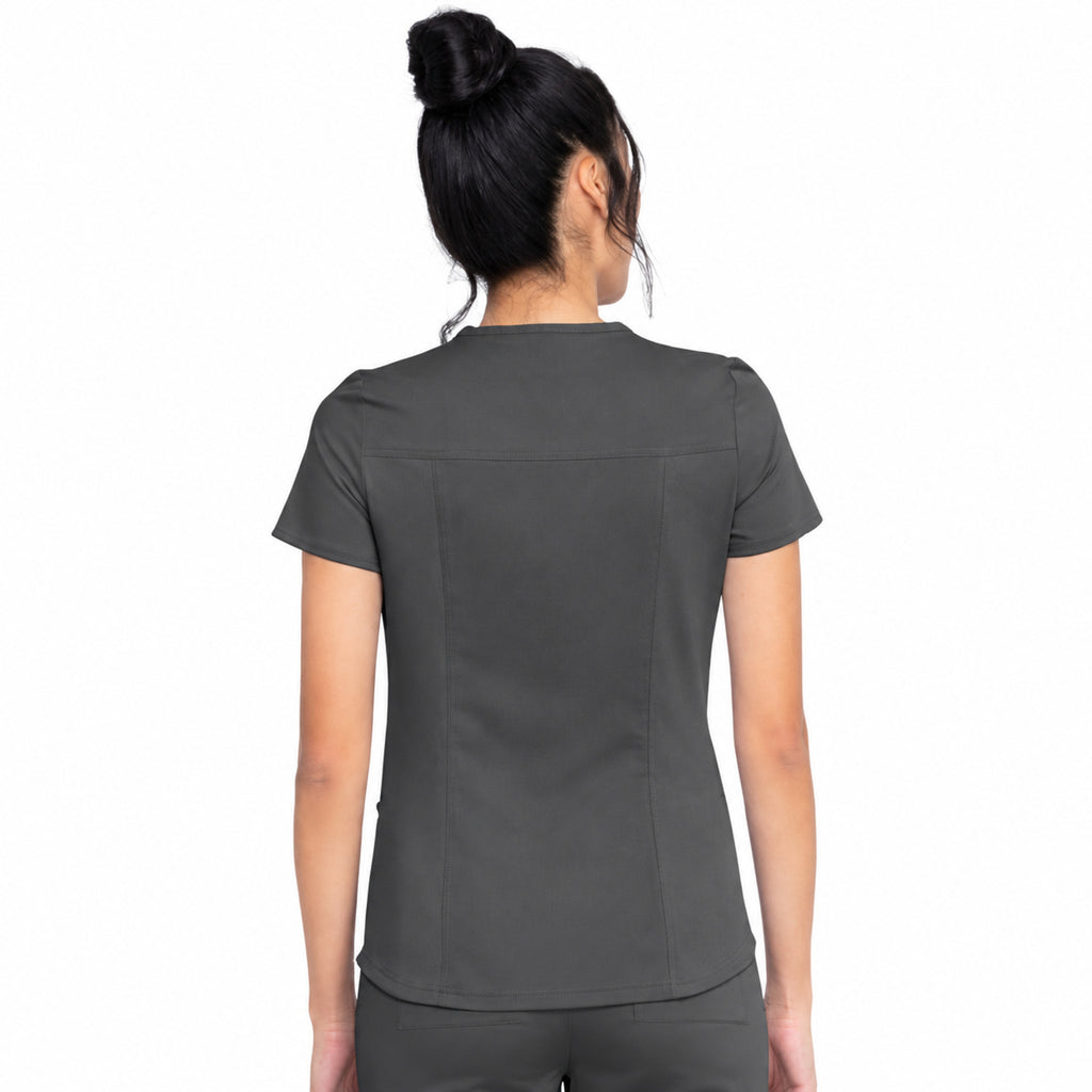 Filipina médica Dickies DK875 Balance para mujer, color Gris Oxford, vista posterior