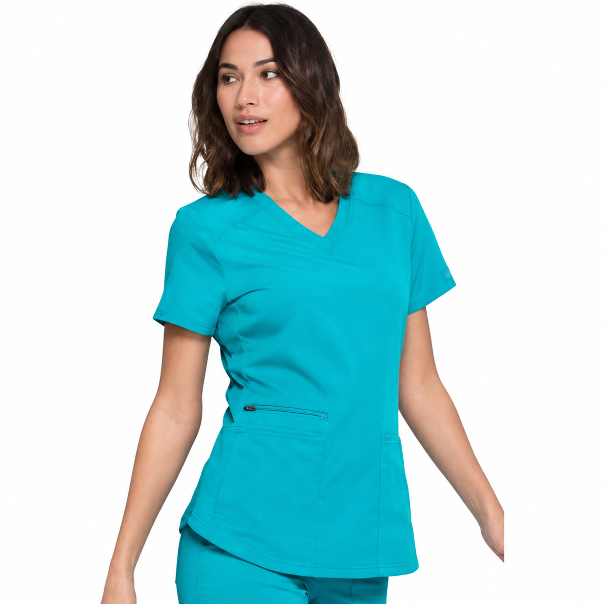 Filipina médica Dickies DK875 Balance para mujer, color Jade, vista frontal | color:jade