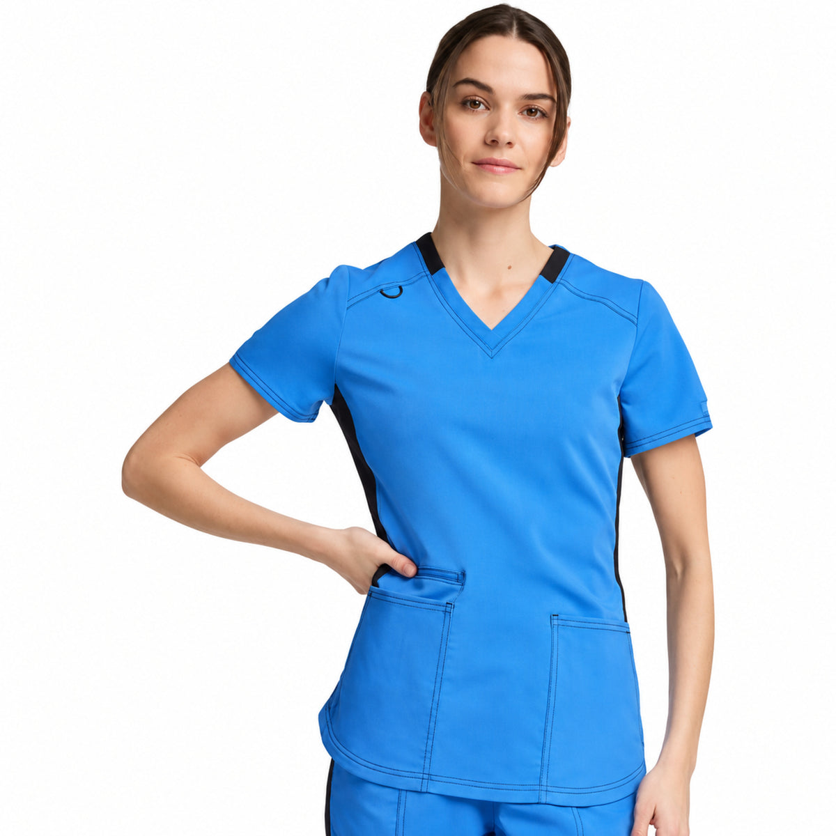 Filipina médica Dickies DK875 Balance para mujer, color Lakeside, vista frontal | color:lakeside