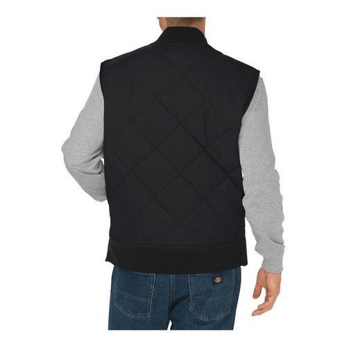 Dickies Te242 Chaleco Cálido Capitoneado Repelente Negro - Garufa Jeans