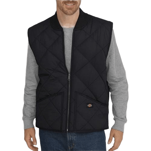 Dickies Te242 Chaleco Cálido Capitoneado Repelente Negro - Garufa Jeans