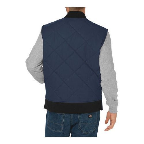 Dickies Te242 Chaleco Cálido Rombos Repelente Azul Marino - Garufa Jeans
