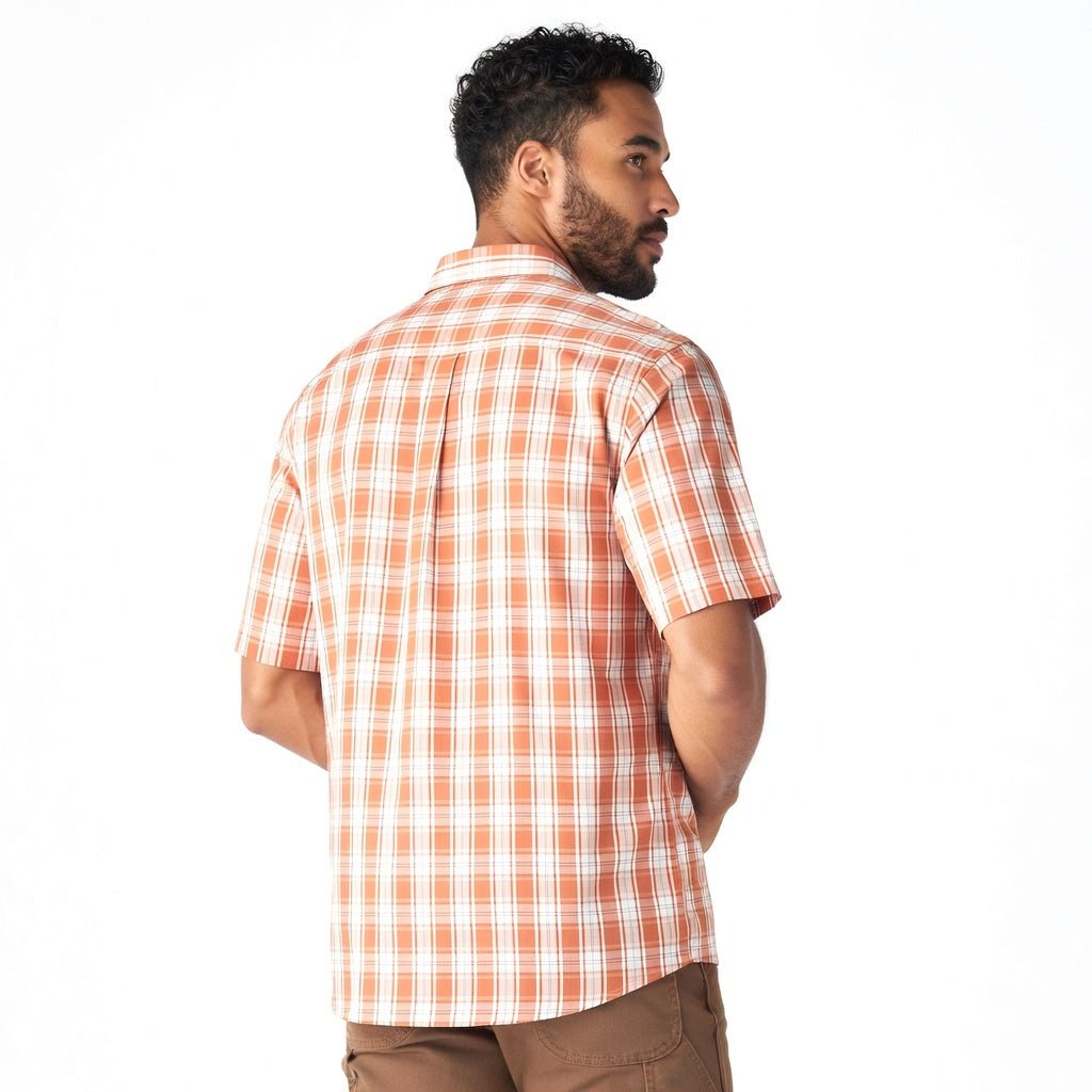 Dickies Ws525 Camisa Manga Corta Cuadros Casual Durable - Garufa Jeans