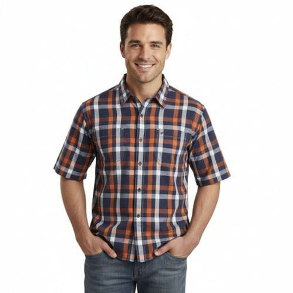 Dickies Ws525 Camisa Manga Corta Cuadros Casual Durable - Garufa Jeans