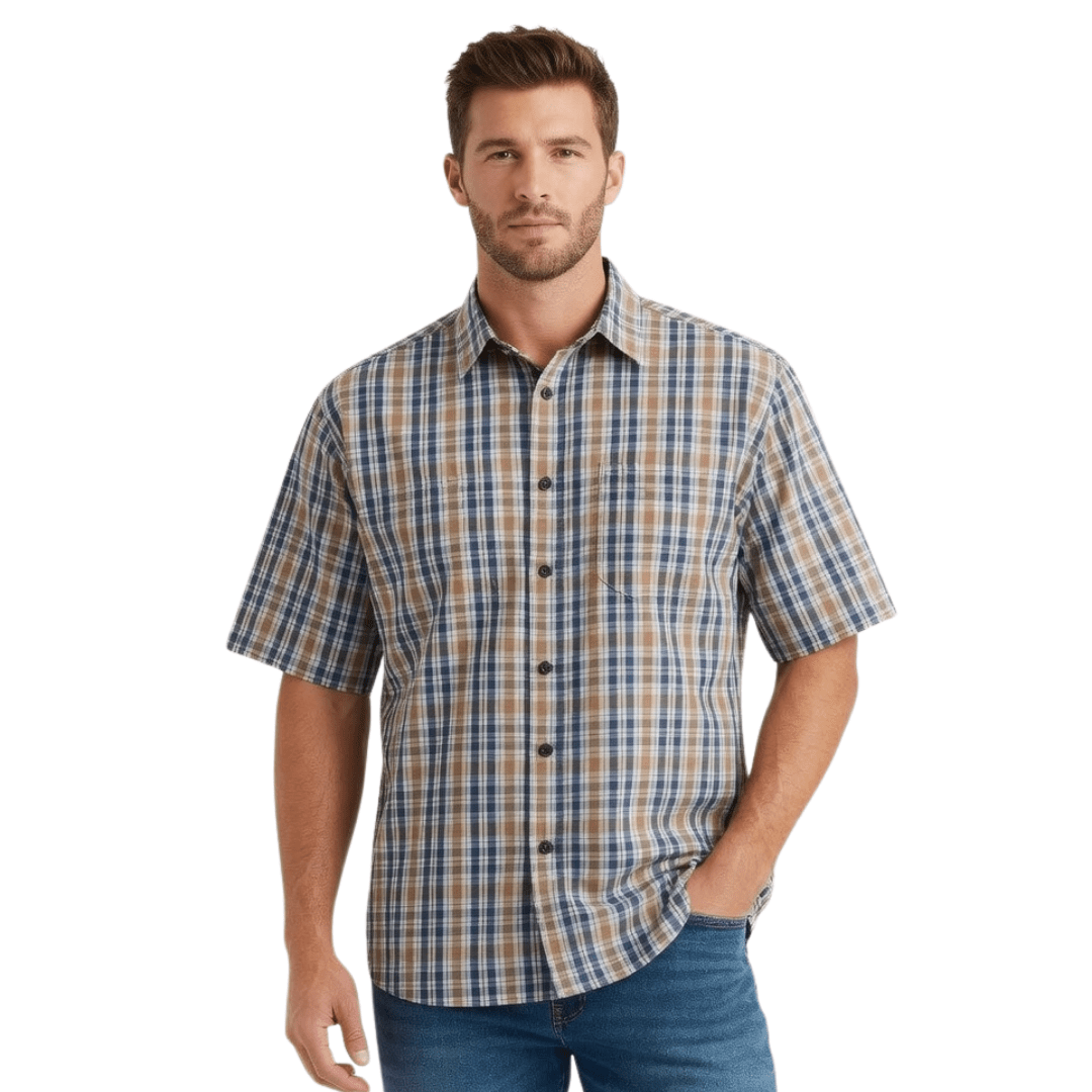 Dickies Ws525 Camisa Manga Corta Cuadros Casual Durable - Garufa Jeans