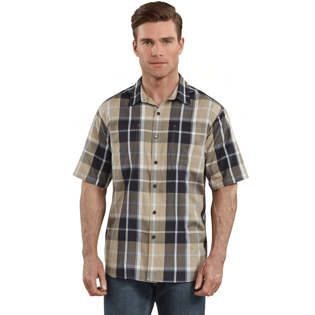 Dickies Ws525 Camisa Manga Corta Cuadros Casual Durable - Garufa Jeans
