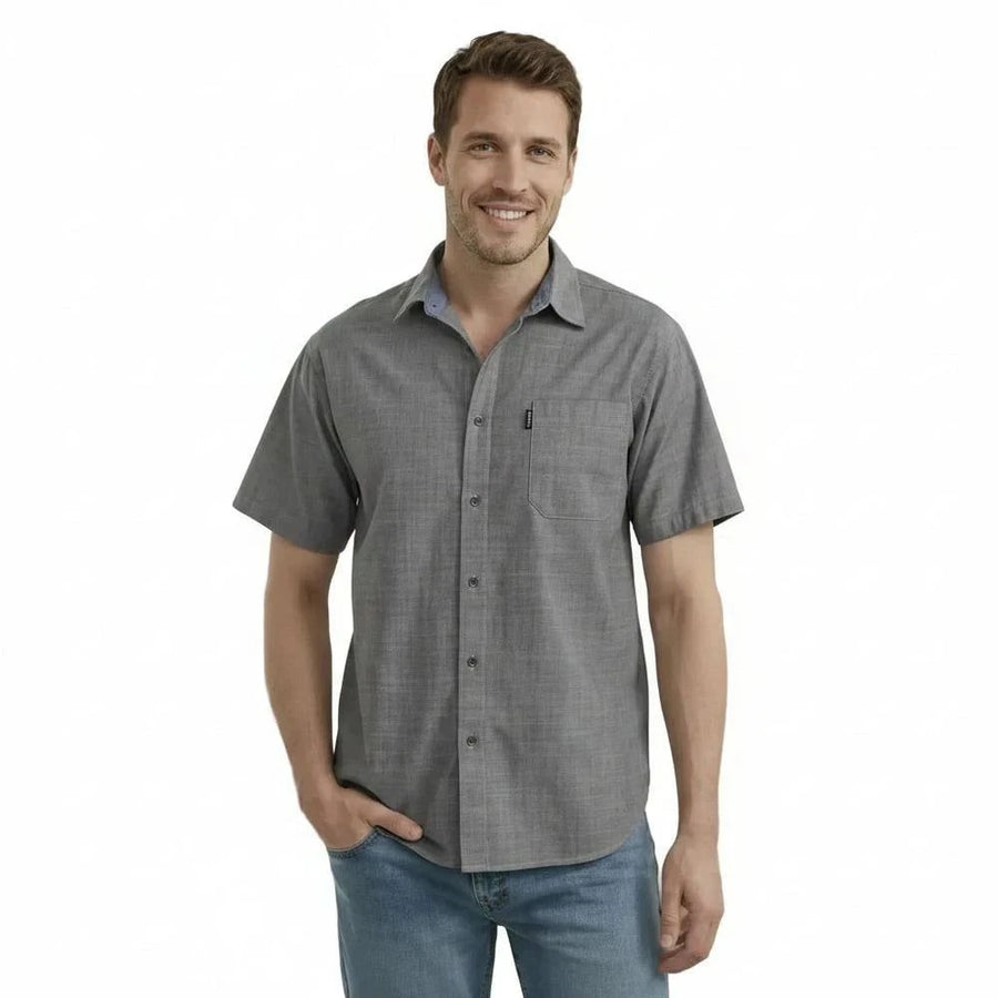 Dickies Ws535 Camisa Manga Corta Casual Tela Cambray - Garufa Jeans