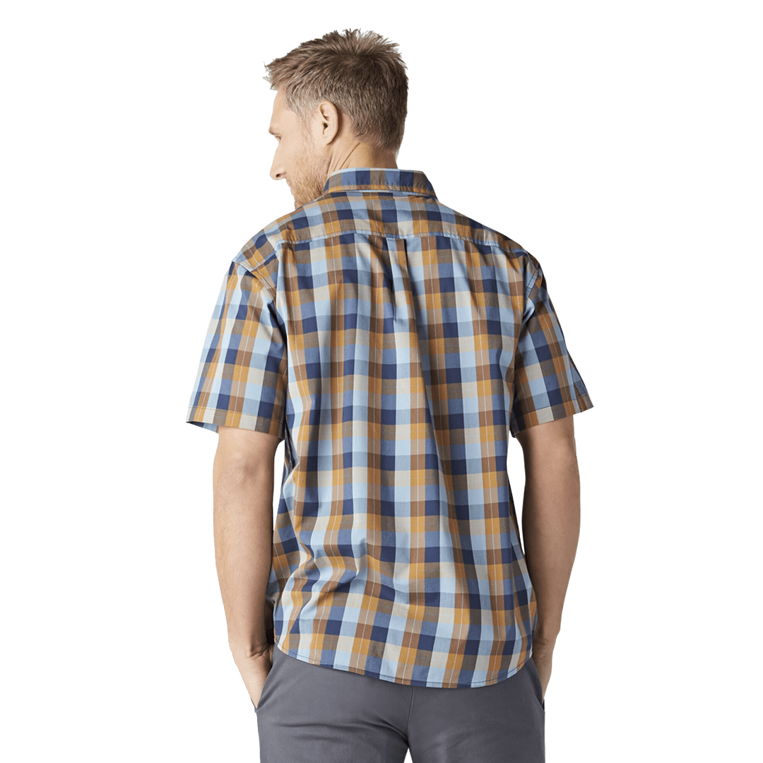 Dickies Ws537 Camisa Manga Corta Cuadros Casual Flex Stretch - Garufa Jeans