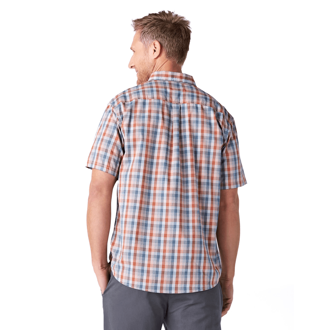 Dickies Ws537 Camisa Manga Corta Cuadros Casual Flex Stretch - Garufa Jeans