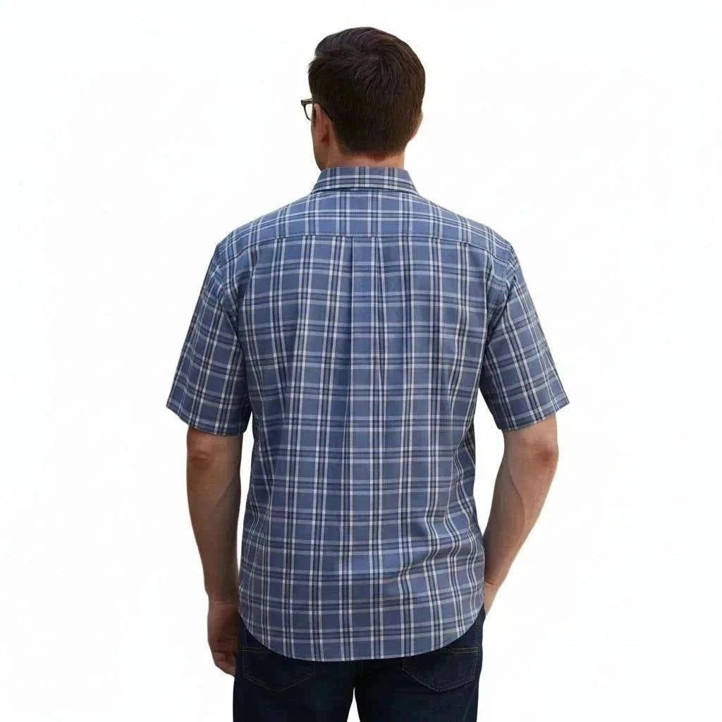 Dickies Ws551 Pdn Camisa Manga Corta Cuadros Casual - Garufa Jeans