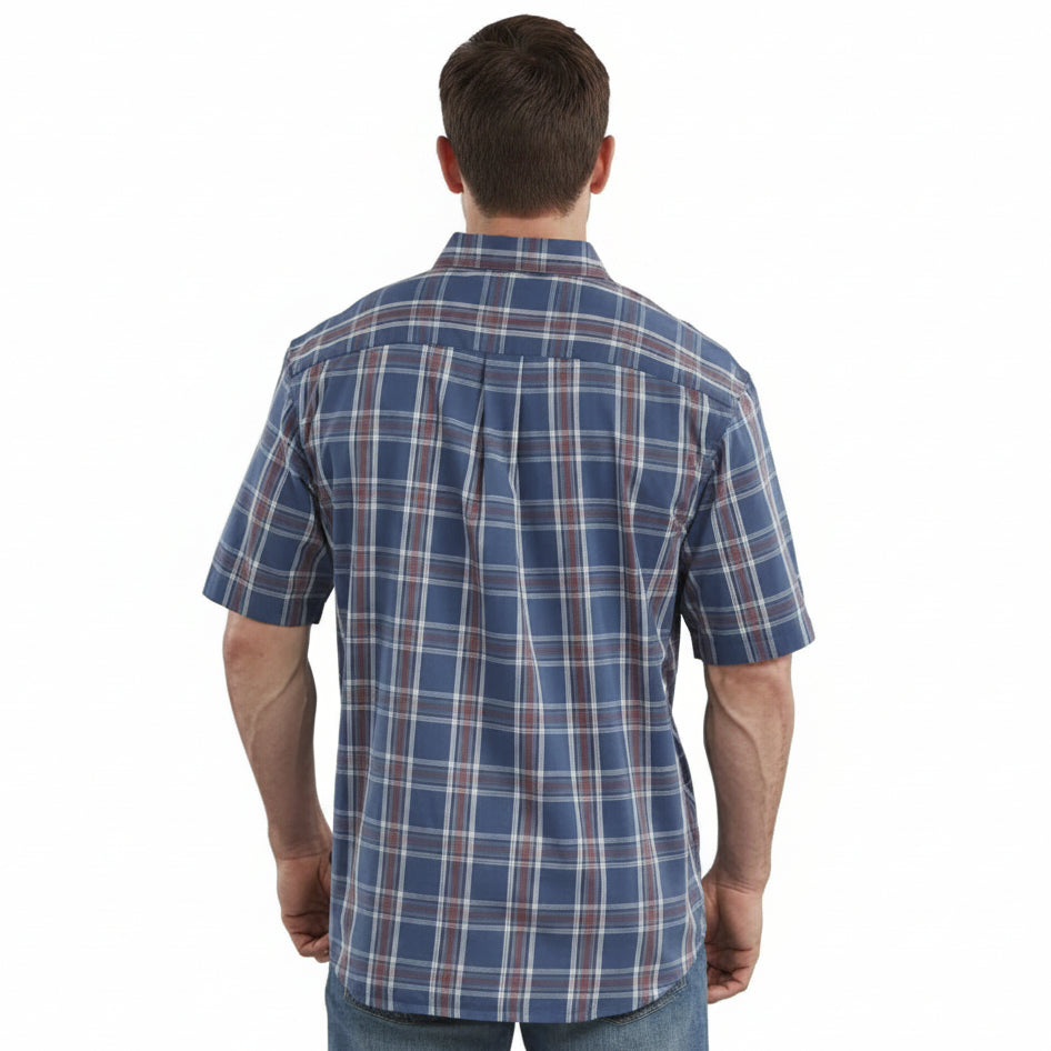 Dickies Ws562 Rdrd Camisa Manga Corta Cuadros Casual - Garufa Jeans