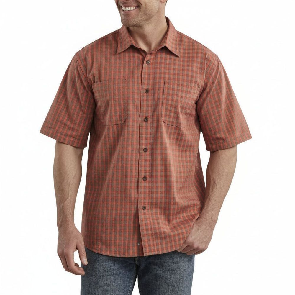 Dickies Ws562 Rdrd Camisa Manga Corta Cuadros Casual - Garufa Jeans